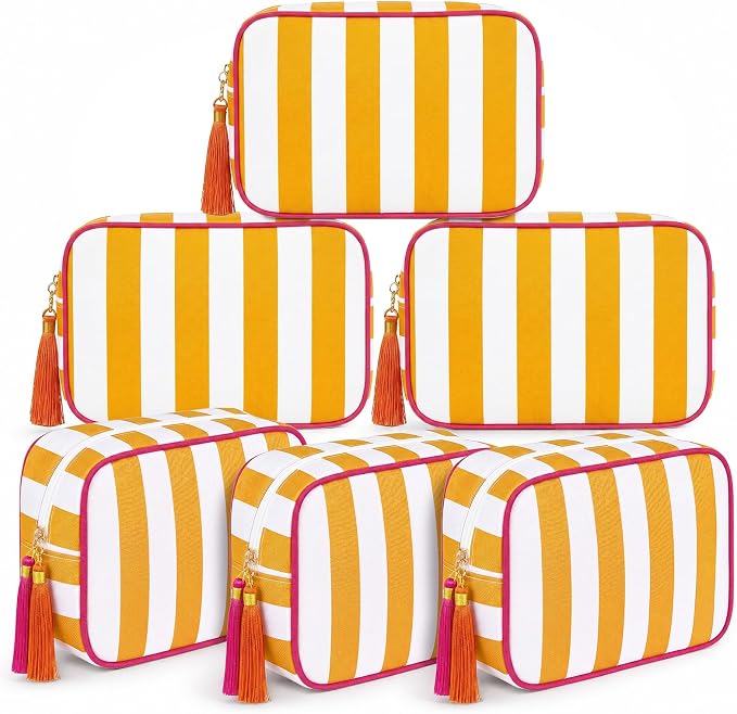 Orange and White