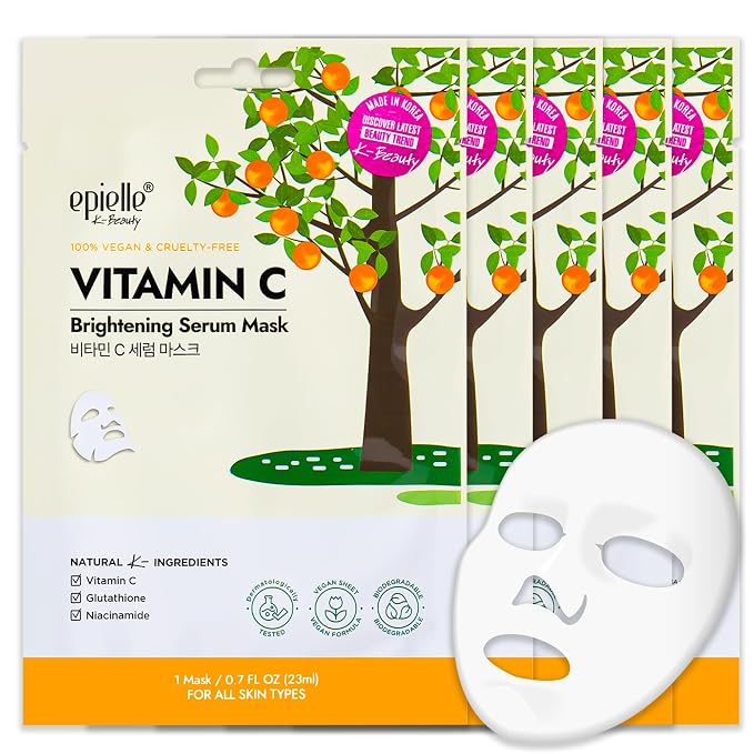 Vitamin C Serum Sheet Mask -5pk