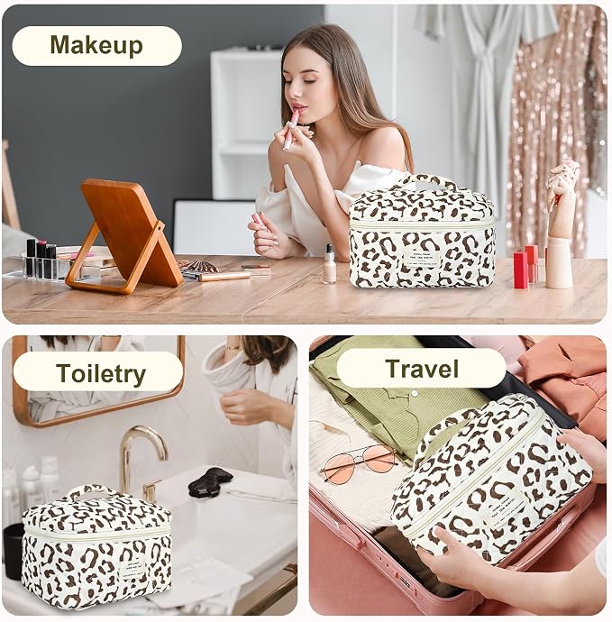 Brown leopard print