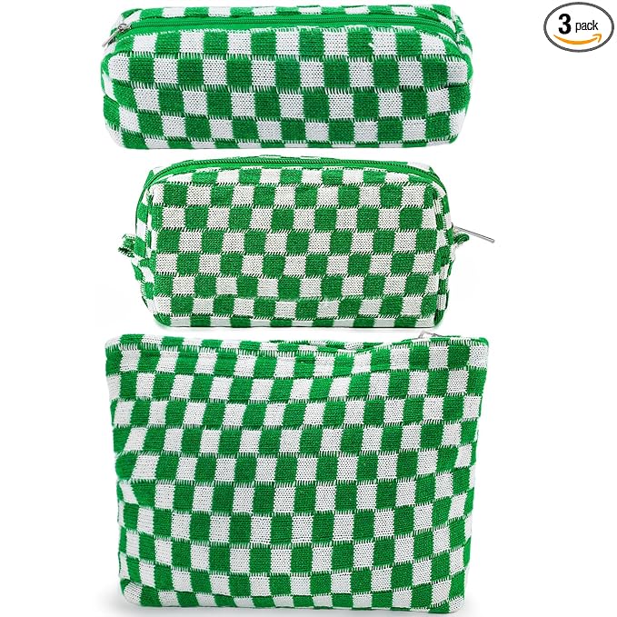 B-Checkered 3Pcs Mix Green