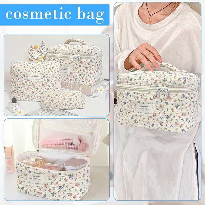3pcs- Pinkditsyfloral