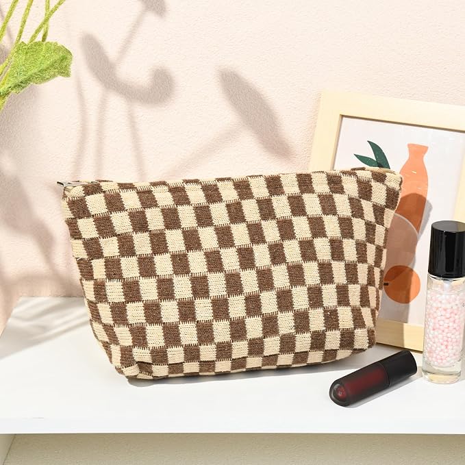 Brown checkered