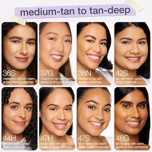 37G medium-tan golden (medium to tan skin with very warm, golden or olive undertones)
