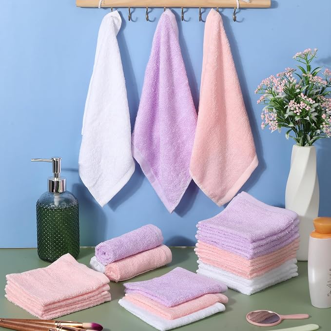 White, Purple, Pink