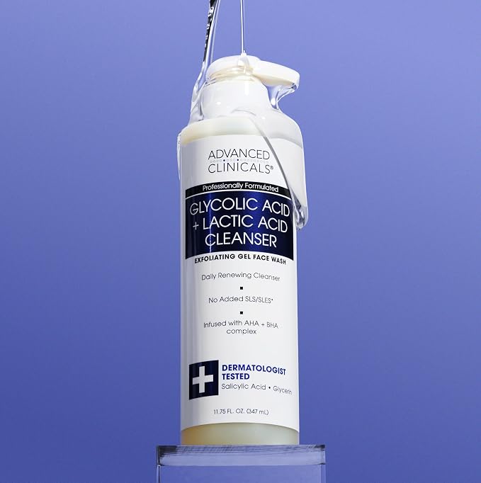 Exfoliating Glycolic + Lactic Acid Face Wash