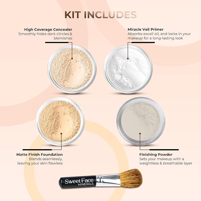 Fair 1 Foundation with Light Concealer