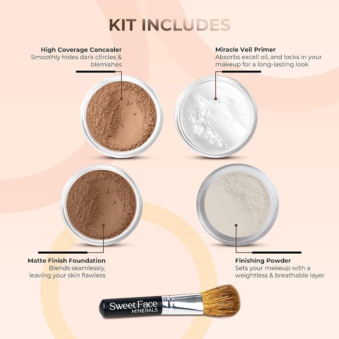 Ebony Foundation with Dark Concealer