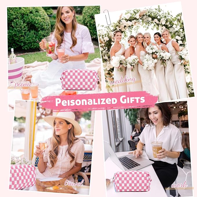 Pink checkered