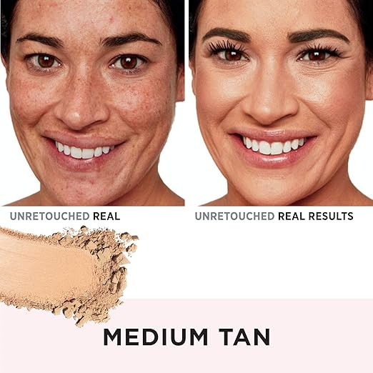 Medium Tan (medium shade with warm undertones)