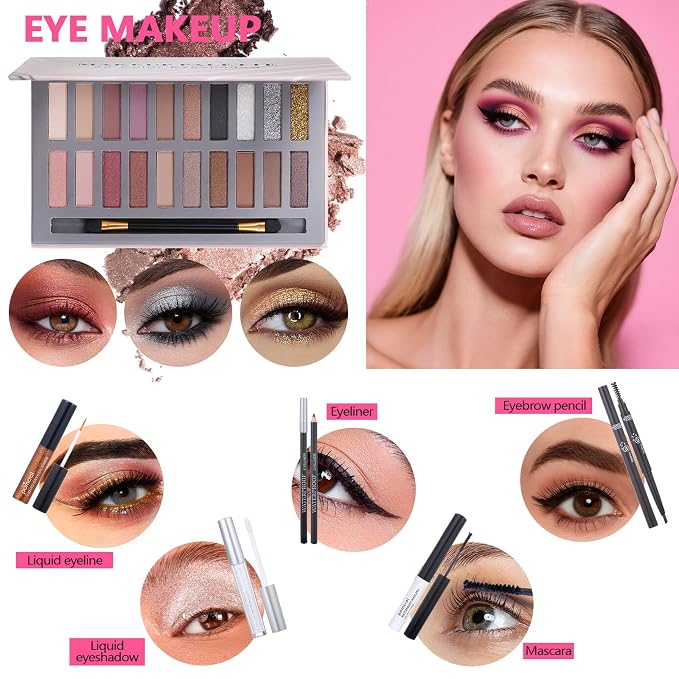 20 color makeup kit