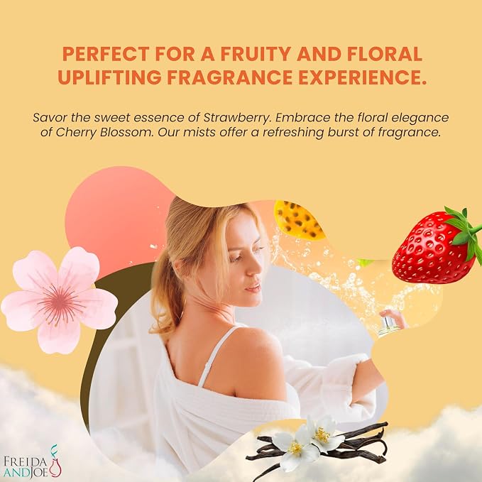 Cherry Blossom, Strawberry, Warm Vanilla