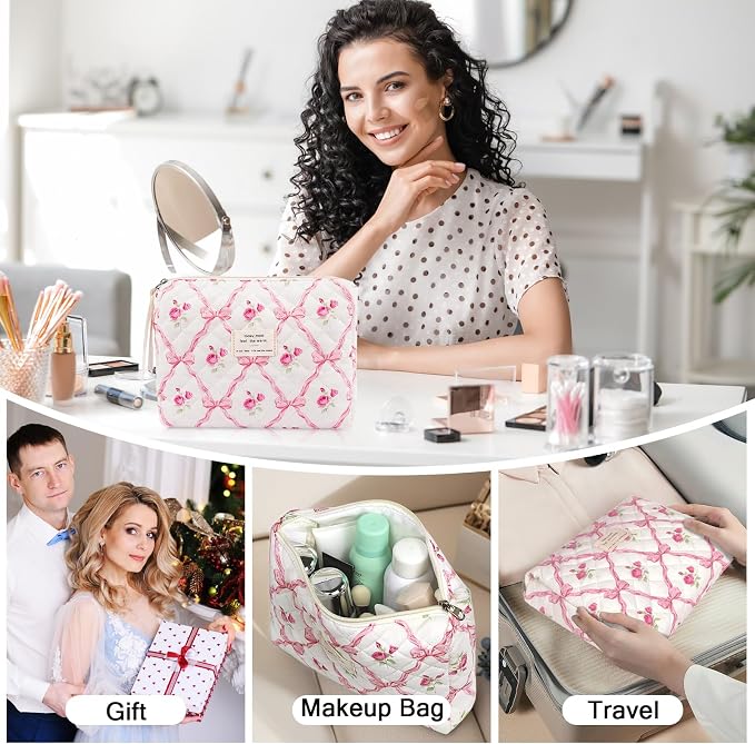 2pc Pink bow