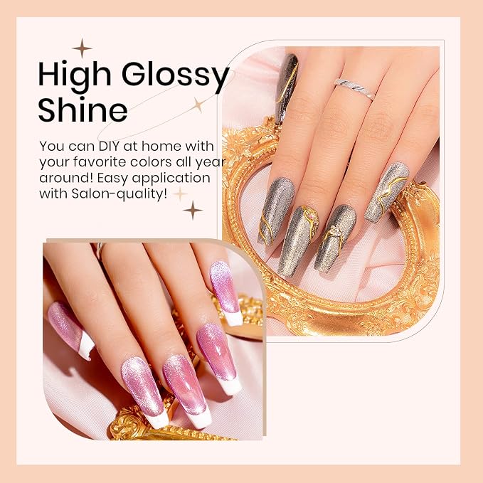 12 Colors Smoothie Cat Eye Gel