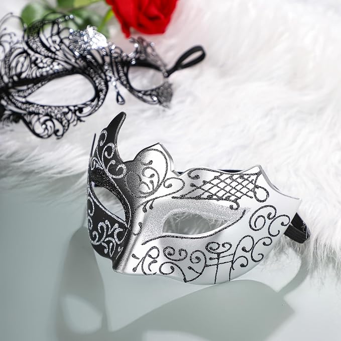 Black and Midnight Silver Set