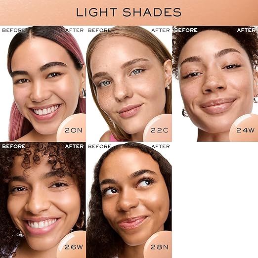 26W: Light to Medium Skin with Warm Peachy Undertones