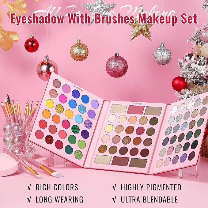 Palette D + Pink Brush