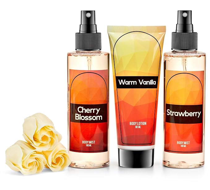 Cherry Blossom, Strawberry, Warm Vanilla