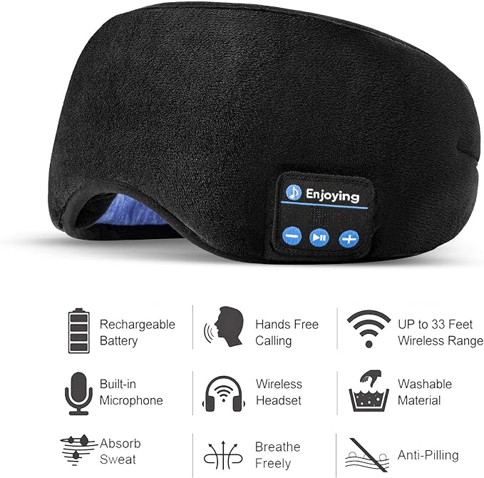 Black Sleep Mask
