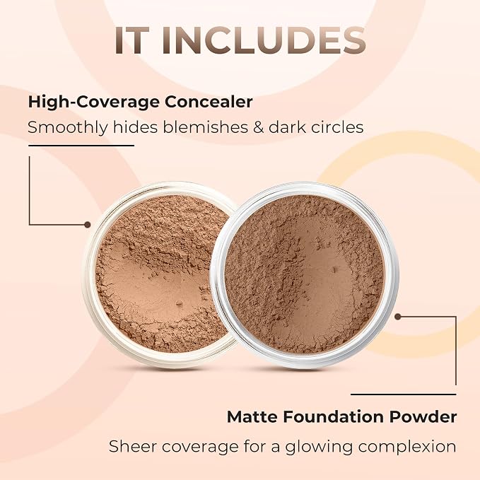 Cocoa Foundation with Dark Concealer