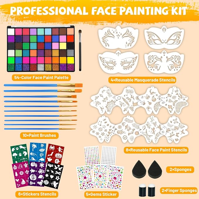 54 Colors - 39 Piece Set