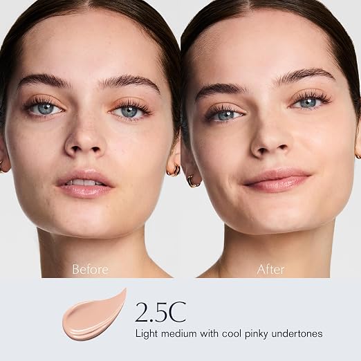 2.5C - Light medium with cool peachy undertones