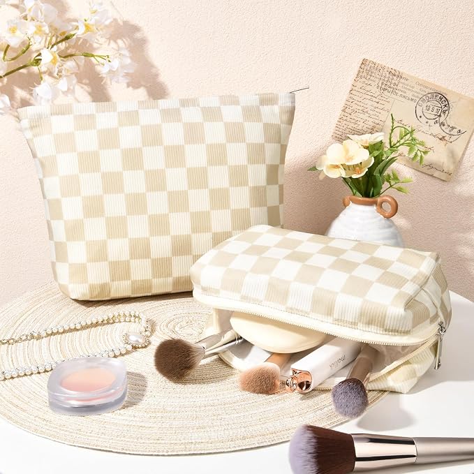Brown checkered
