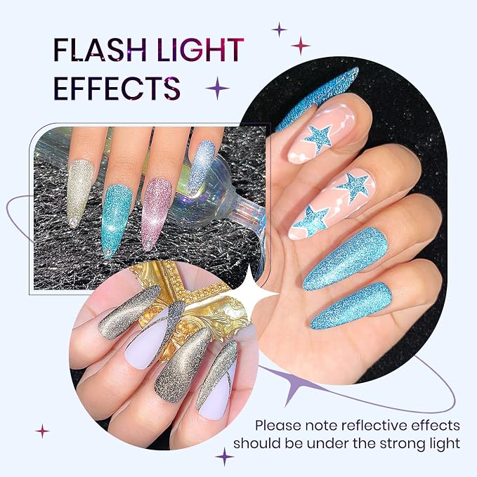 12 Colors-Reflective Cat Eye Gel