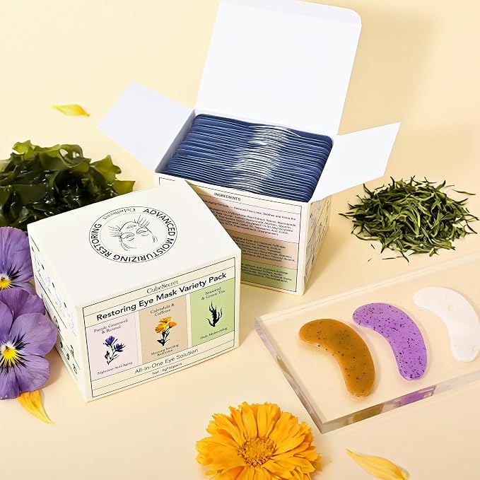 30 Pairs Plant Eye Mask Set