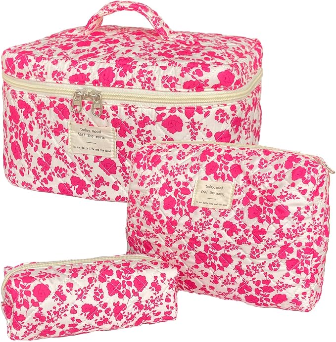 B-3Pcs Rose red