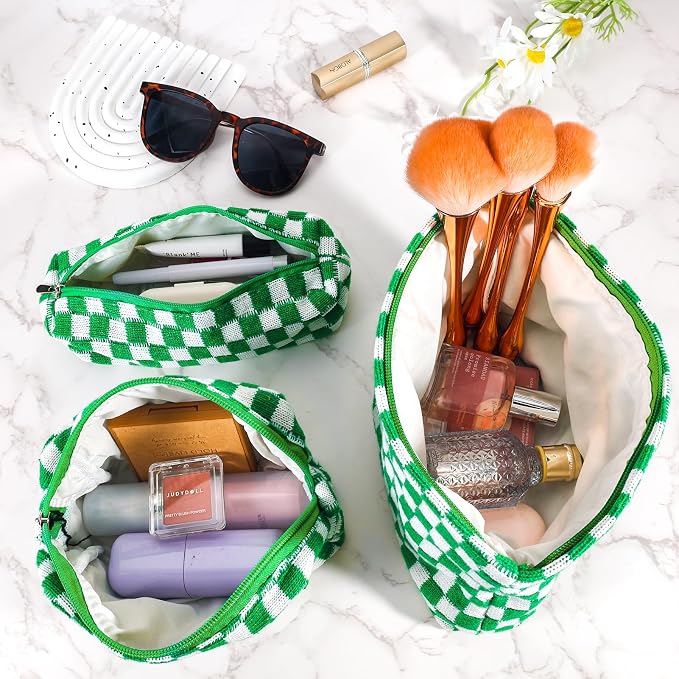 B-Checkered 3Pcs Mix Green