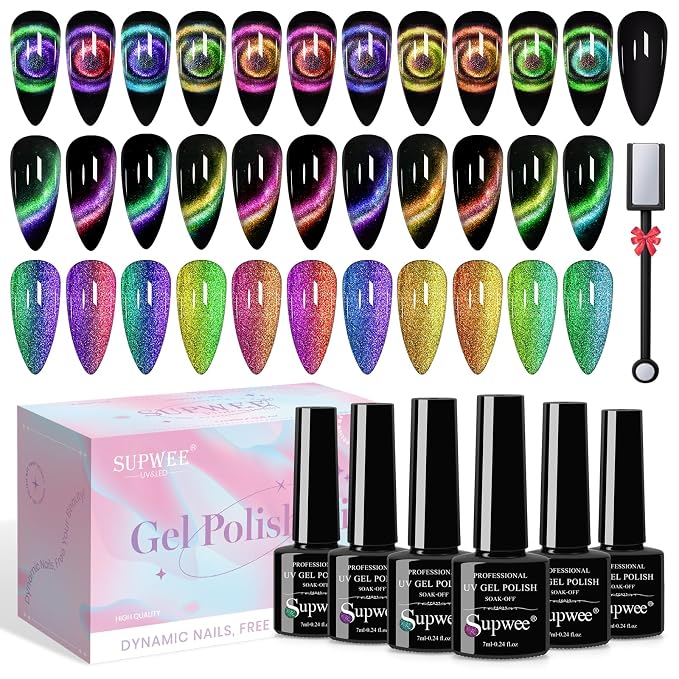 12 Colors-9D Cat Eye Gel