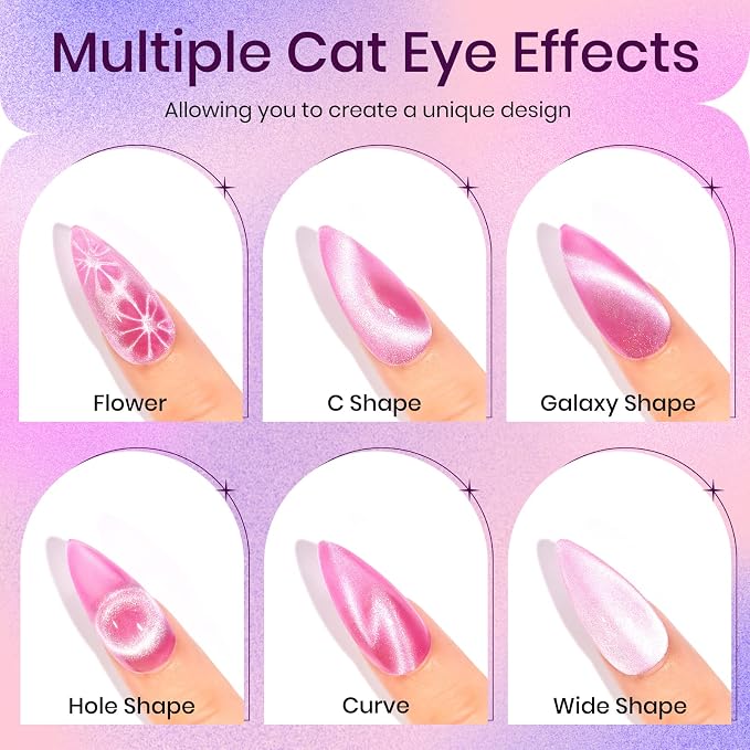 12 Colors Macaron Cat Eye Gel