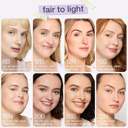 22N light neutral (light skin with a balance of warm & cool undertones)