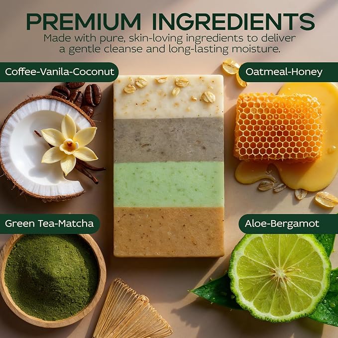 Green Tea Matcha, Aloe Bergamot
