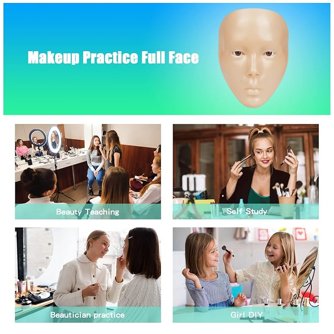 Makeup Practice Full Face+White