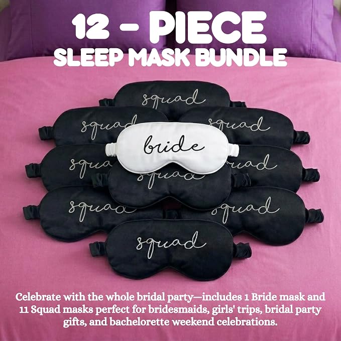 12 Pack: Bride (White) & 11 Squad (Black)