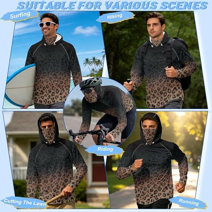 Gradient Leopard Print