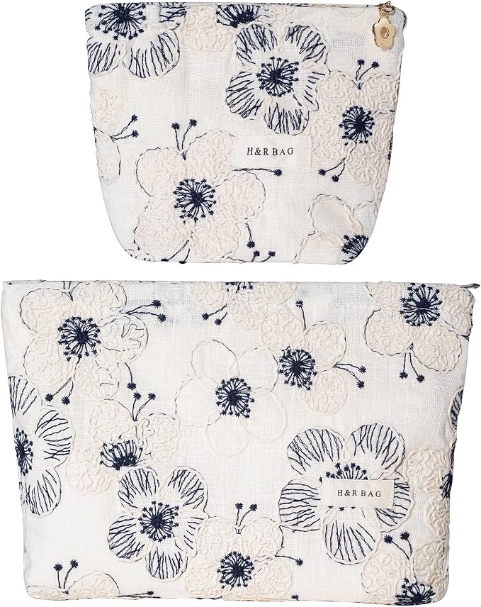 White and Black Flower