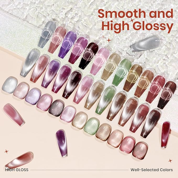 12 Colors-Moonlight Cat Eye Gel