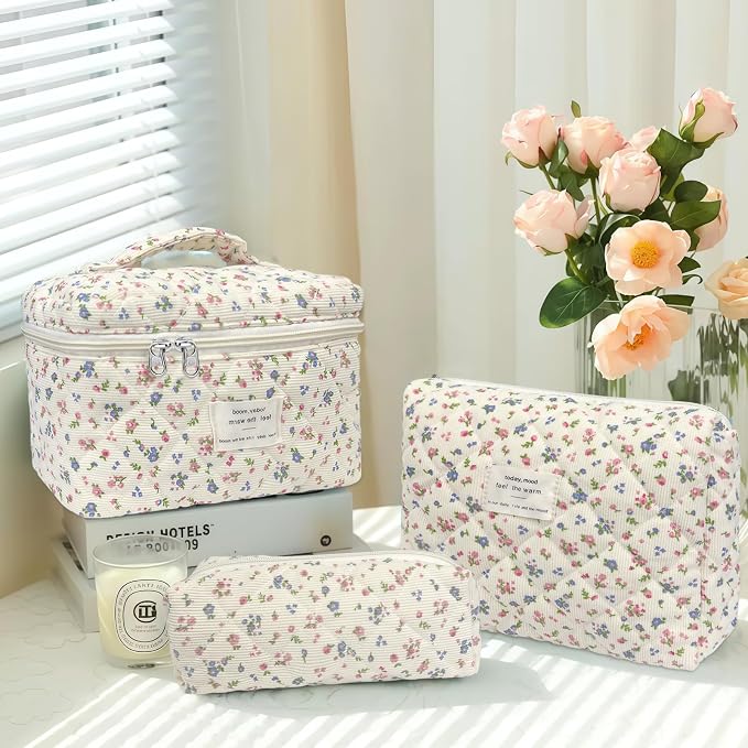 3pcs- Pinkditsyfloral