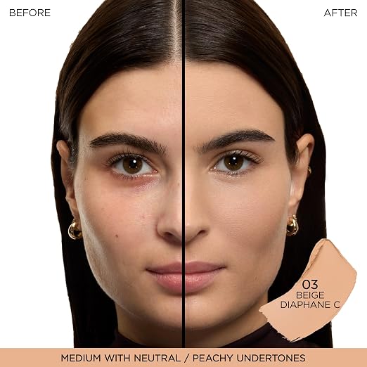 03 Beige Diaphane C: medium skin with neutral/peachy undertones