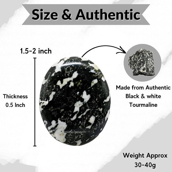 Black and White Tourmaline