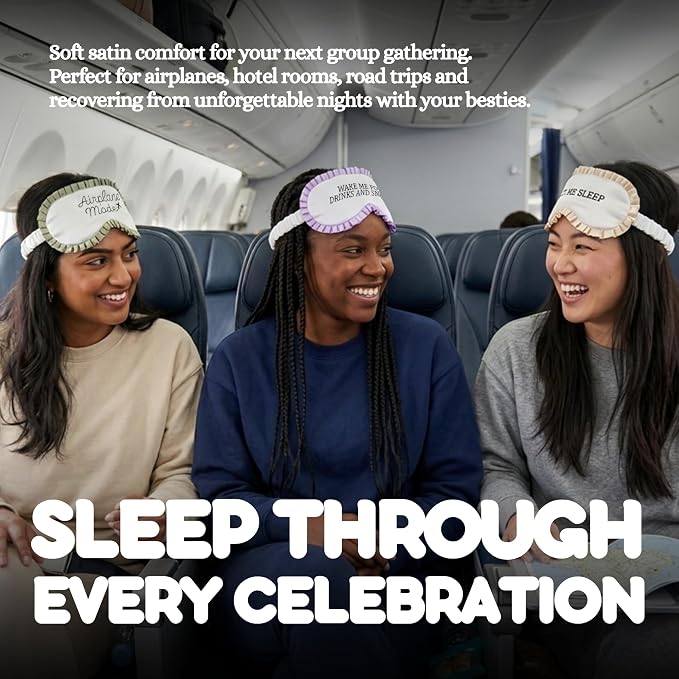 5 Pack - Airplane Mode, Calm Down, Leave Me Alone, Let Me Sleep, Wake Me for Drinks & Snacks