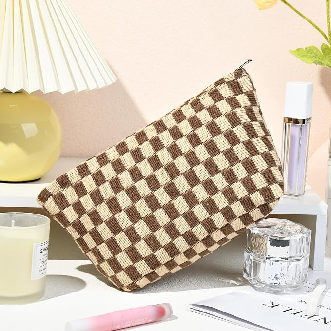 Brown checkered