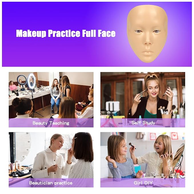 Makeup Practice Full Face+Yellow
