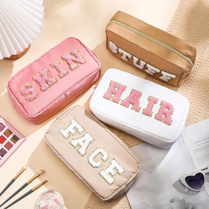 Light Brown, Beige, Light Pink, White