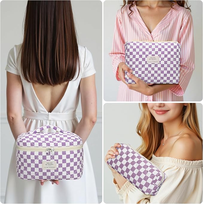Checkered Purple