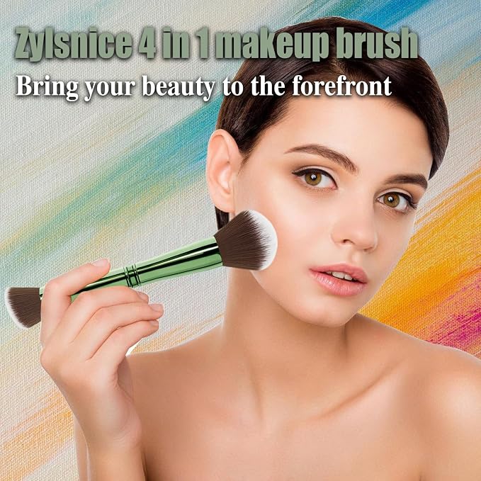 Green Makeup Brush