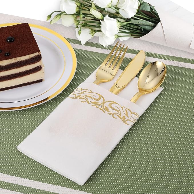 Gold Disposable Guest Towels
