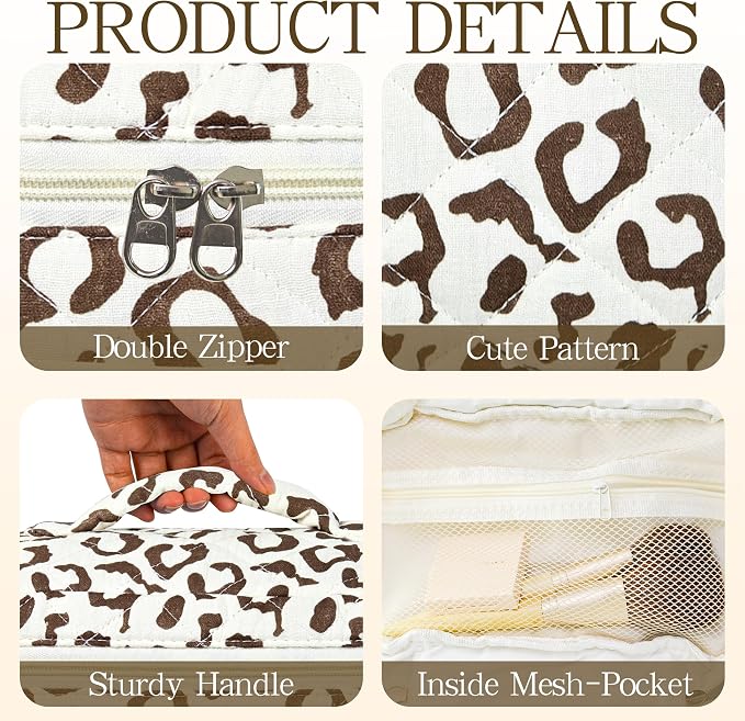 Brown leopard print